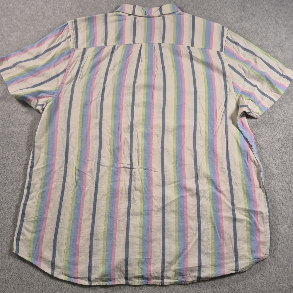 Chubbies Shirt Mens XL Striped The Soft Serve Resort Weave Friday Button Down - Picture 7 of 7